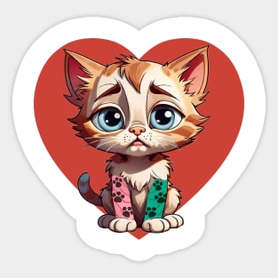 Tater Tot Kitten Sticker